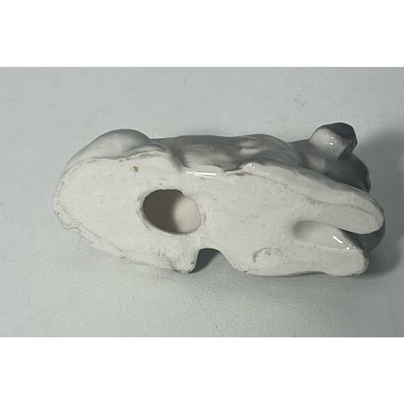 Vintage Miniature Bone China Bulldog Dog Figurine - Picture 4 of 6